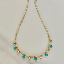 Load image into Gallery viewer, Turquoise shaker necklace