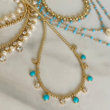 Load image into Gallery viewer, Turquoise shaker necklace
