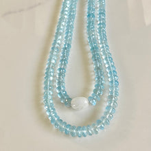 Load image into Gallery viewer, Blue topaz necklace