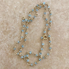Load image into Gallery viewer, Aquamarine Beads Necklace - Monaco