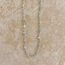 Load image into Gallery viewer, Aquamarine Beads Necklace - Monaco