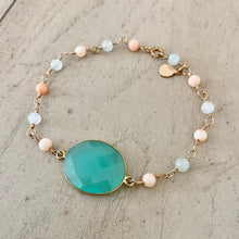 Load image into Gallery viewer, Coral Bracelet Aqua