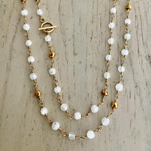 Load image into Gallery viewer, Long Moonstone Necklace