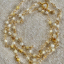Load image into Gallery viewer, Rosary Quartz Necklace