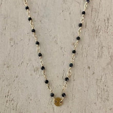 Load image into Gallery viewer, Tiny Black Spinel Beads Necklace - Osha