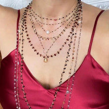 Load image into Gallery viewer, Black Spinel Necklace - Lemon