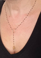 Load image into Gallery viewer, Black Spinel Necklace - Lemon