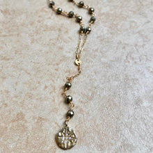Load image into Gallery viewer, Lariat Pyrite Necklace - Star