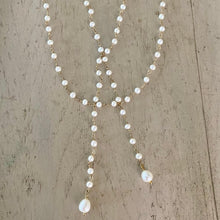 Load image into Gallery viewer, Pearl Necklace - La Perla