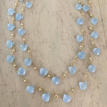 Load image into Gallery viewer, Blue Chalcedony Necklace - Positano