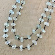 Load image into Gallery viewer, Aquamarine Beads Necklace - Flo