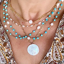 Load image into Gallery viewer, Mother of Pearl Moon Face