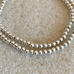SILVER BEADS WITH PEARL