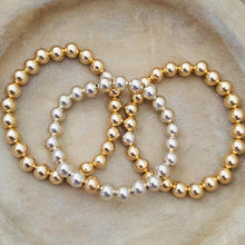 Load image into Gallery viewer, Silver Bead Bracelet Classic