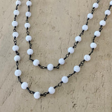 Load image into Gallery viewer, Long Aquamarine Necklace