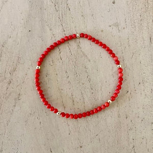 RED CORAL BEADS MIX