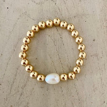 Load image into Gallery viewer, GOLD BEADS WITH PEARL
