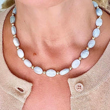 Load image into Gallery viewer, Aquamarine Nugget Necklace