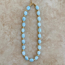 Load image into Gallery viewer, Aquamarine Nugget Necklace