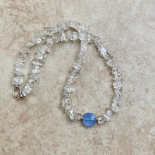 Load image into Gallery viewer, Crystal Chip Necklace with Chalcedony