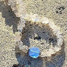 Load image into Gallery viewer, Crystal Chip Necklace with Chalcedony