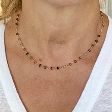 Load image into Gallery viewer, Gemstone Necklace Rosary Style