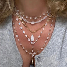 Load image into Gallery viewer, Long Moonstone Necklace