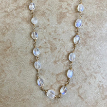 Load image into Gallery viewer, Long Moonstone Necklace