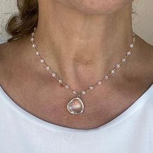 Load image into Gallery viewer, Cubic Zirconia Beads Necklace with Crystal