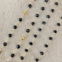 Load image into Gallery viewer, Black Spinel Necklace - Dodi