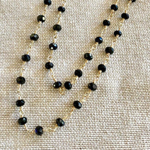 Load image into Gallery viewer, Black Spinel Necklace - Dodi