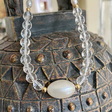 Load image into Gallery viewer, Crystal Necklace with Pearl