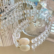 Load image into Gallery viewer, Crystal Necklace with Pearl