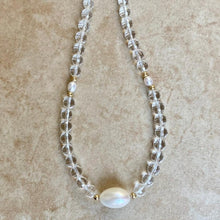 Load image into Gallery viewer, Crystal Necklace with Pearl