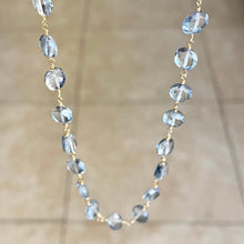 Load image into Gallery viewer, Coin Topaz Necklace