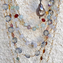 Load image into Gallery viewer, Coin Topaz Necklace