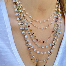 Load image into Gallery viewer, Aquamarine Necklace - Himalia