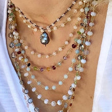 Load image into Gallery viewer, Aquamarine Necklace - Himalia