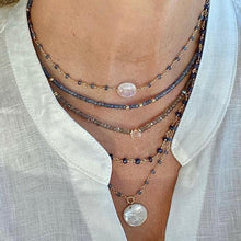Load image into Gallery viewer, Gemstone Necklace Rosary Style