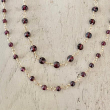 Load image into Gallery viewer, Garnet Necklace - Scarlet