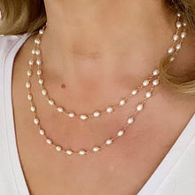 Load image into Gallery viewer, Long Freshwater Pearl Necklace