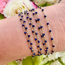 Load image into Gallery viewer, Lapis Necklace / Wrap Bracelet