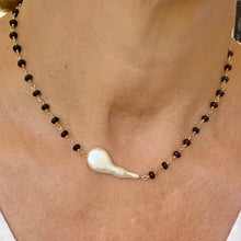 Load image into Gallery viewer, Black Spinel Necklace - Zara