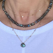 Load image into Gallery viewer, Labradorite Gold Necklace - Aurora