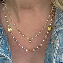 Load image into Gallery viewer, Pearl Necklace North Star