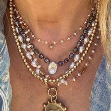 Load image into Gallery viewer, Pearl Necklace North Star