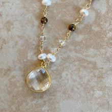 Load image into Gallery viewer, Quartz Drop Necklace - Hatari