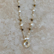 Load image into Gallery viewer, Quartz Drop Necklace - Hatari