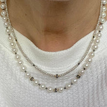 Load image into Gallery viewer, Grey Pearl Necklace - Gigi