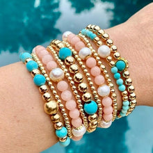 Load image into Gallery viewer, Agate Bracelets with Pearls